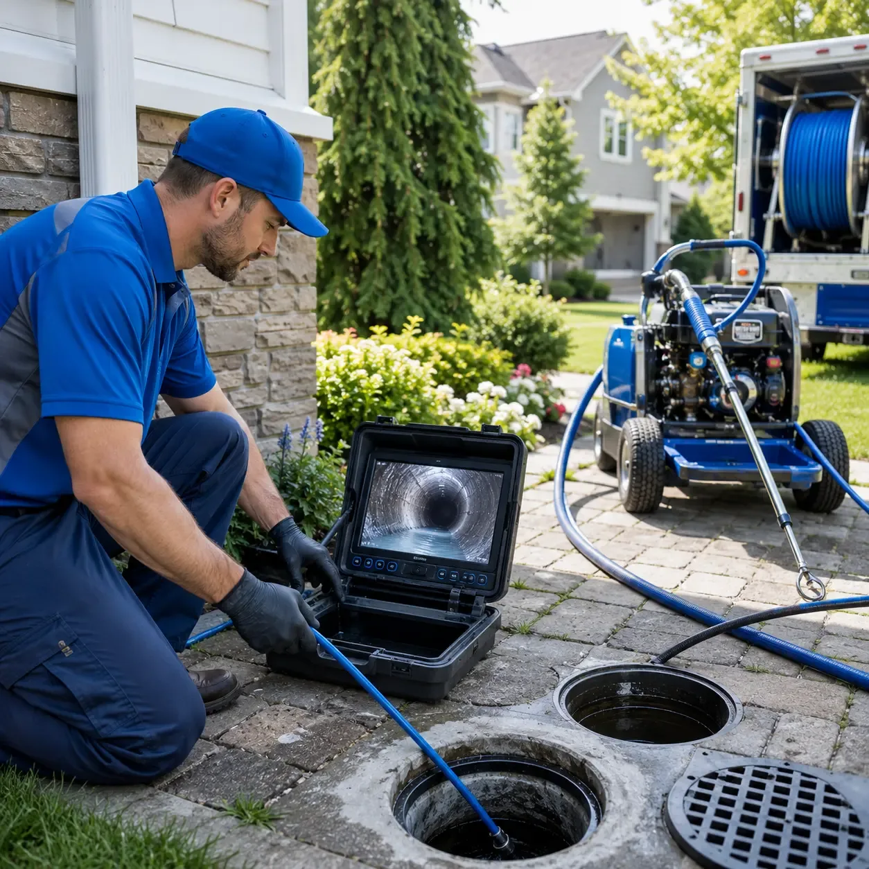 Outdoor drain cleaning professionals serving Hollenberg, KS